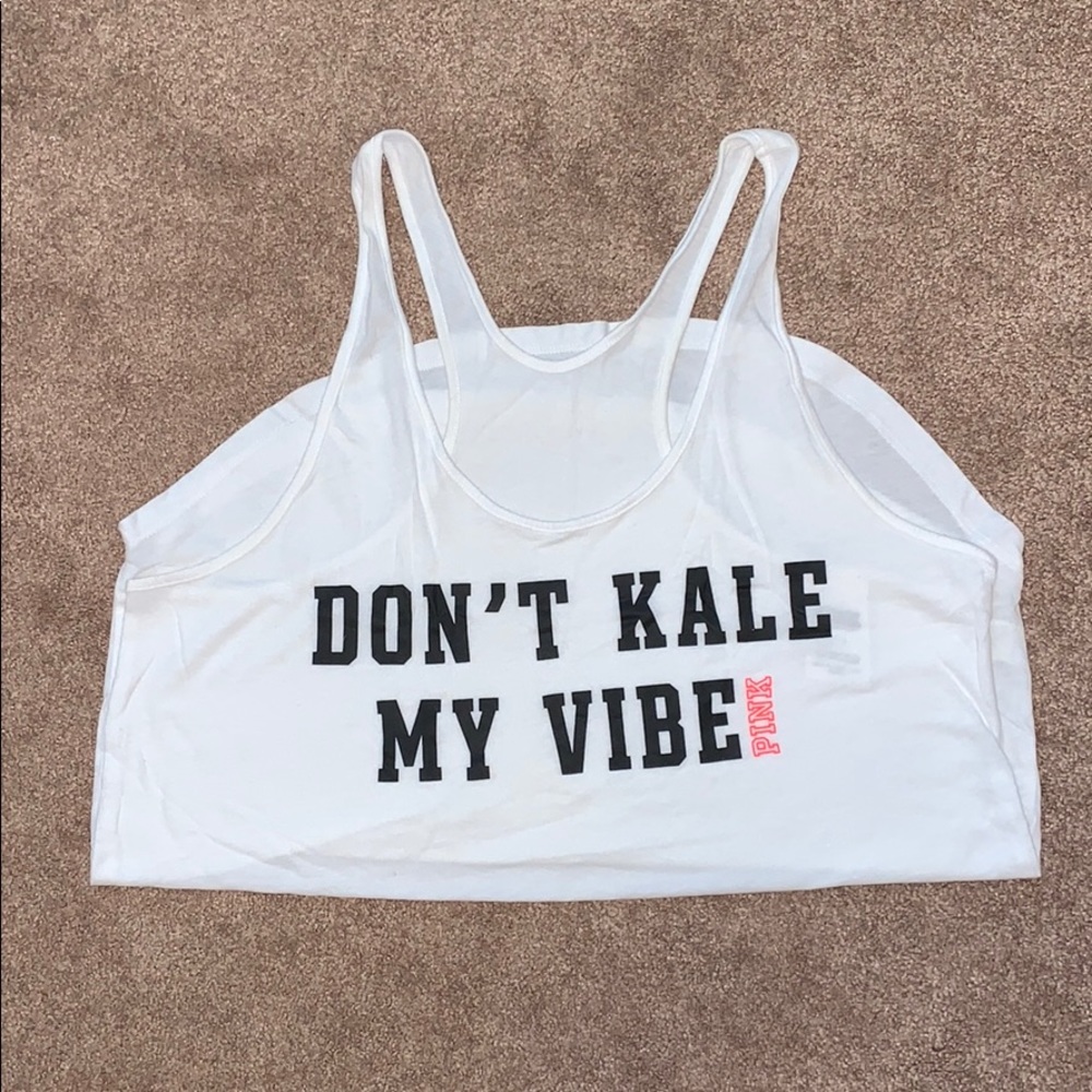 Victoria’s Secret Don’t Kale My Vibe PINK Tank